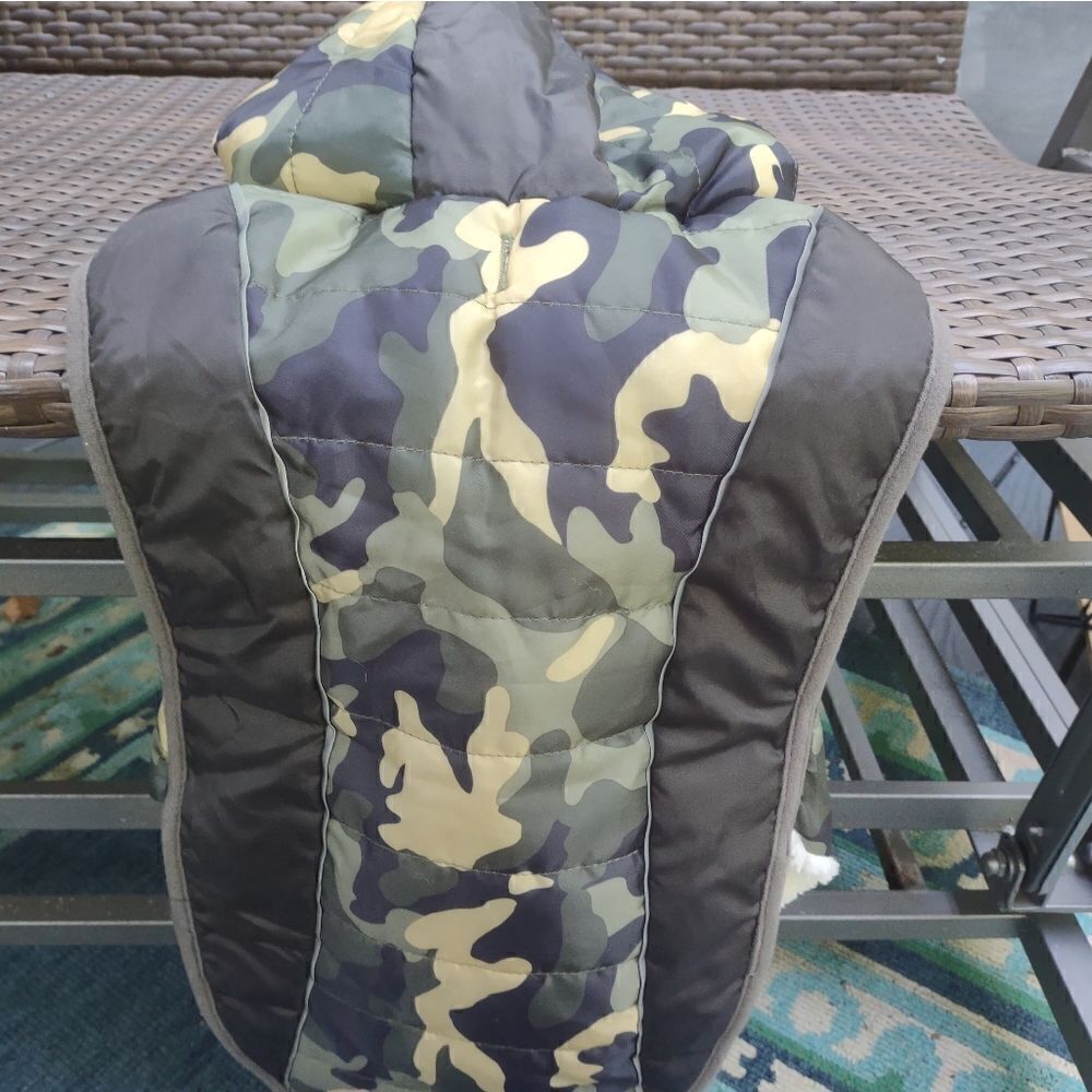 Camo Large Dog Soft Jacket